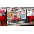 Clear PC Crystal Roll Up Door For Commercial